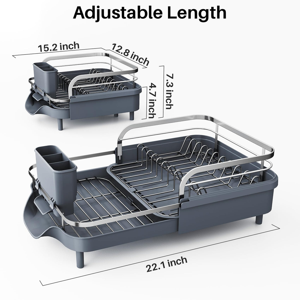 SNTD includes dedicated dish rack and detachable utensil caddy
