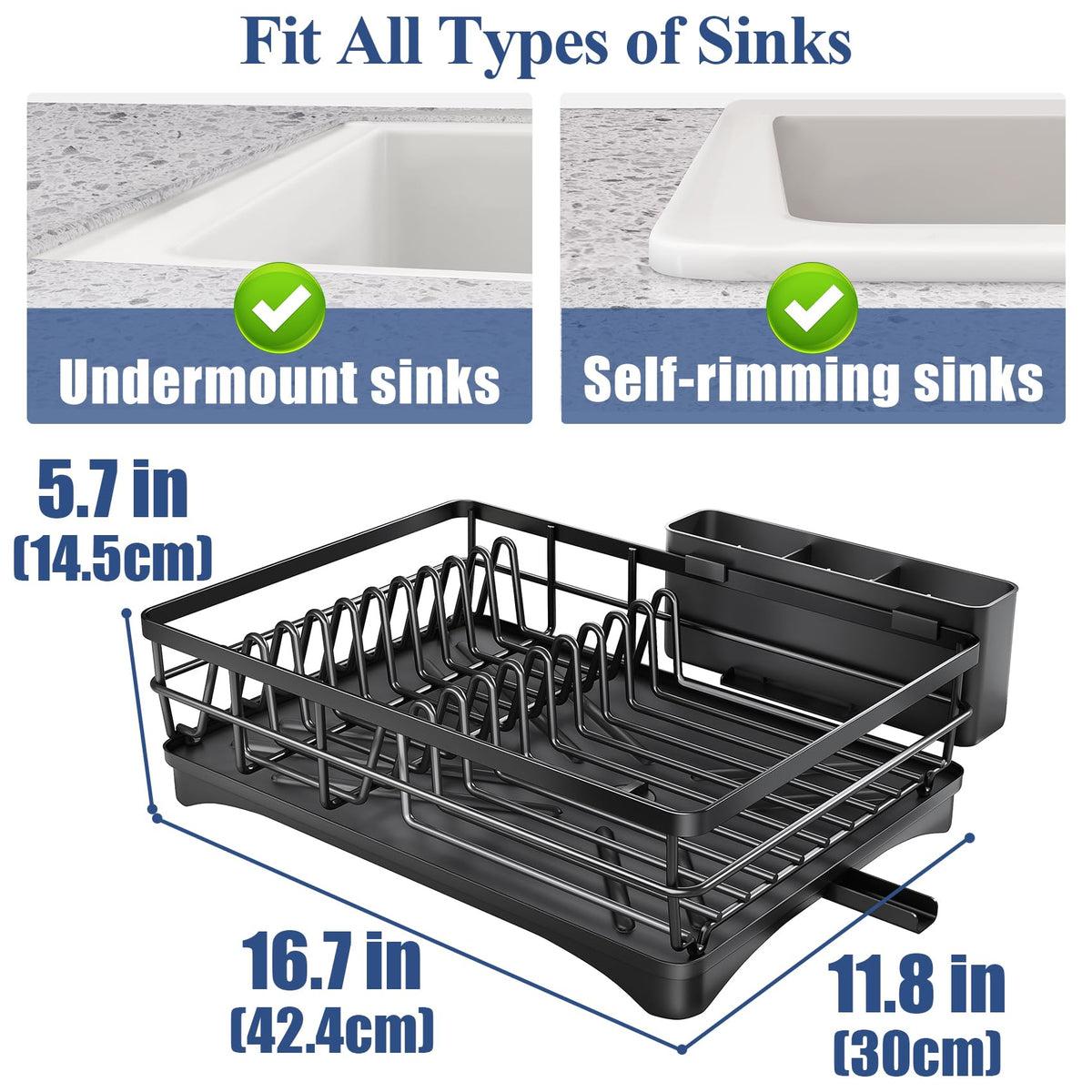 SNTD integrated drain spout controls moisture away from the sink area