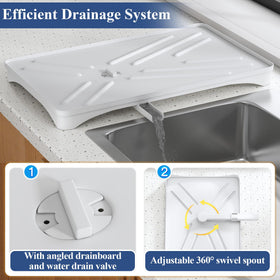 SNTD drainage spout prevents water leakage and supports efficient drying.