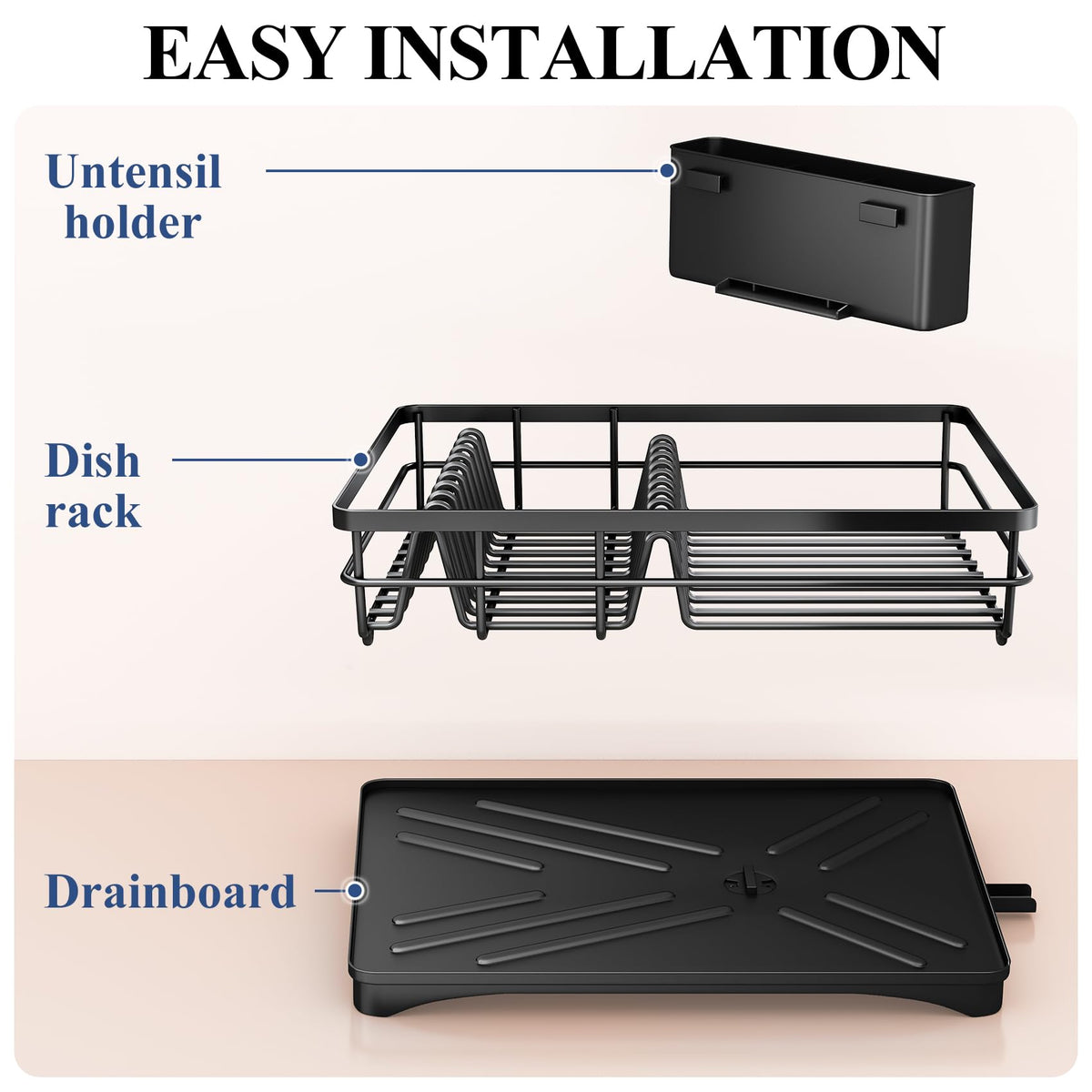 SNTD tool-free assembly makes setup quick and effortless