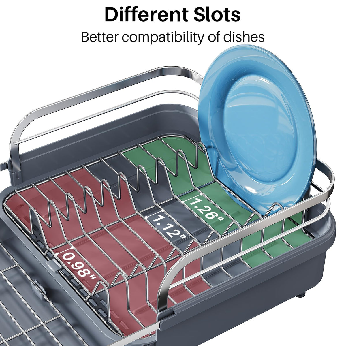 SNTD elevated spout feet for improved drainage
