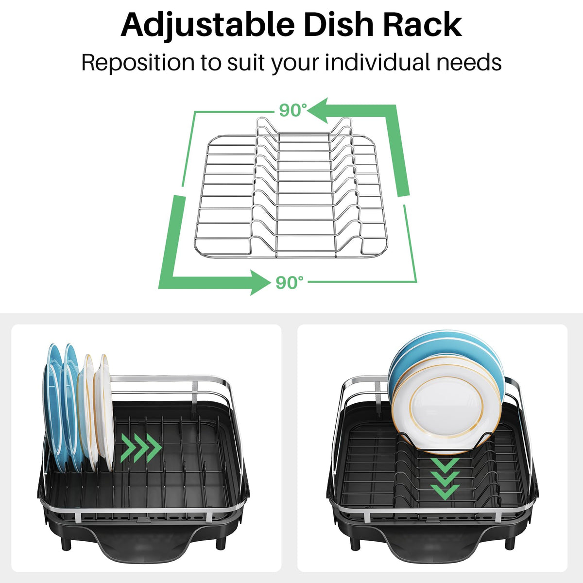 SNTD holds 10 plates and 6 bowls with space for cups.