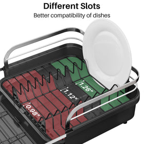SNTD black anti-rust coated wires complement modern kitchens.