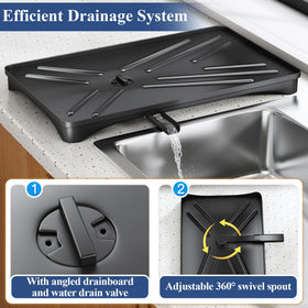 SNTD rustproof steel construction ensures long-lasting kitchen organization