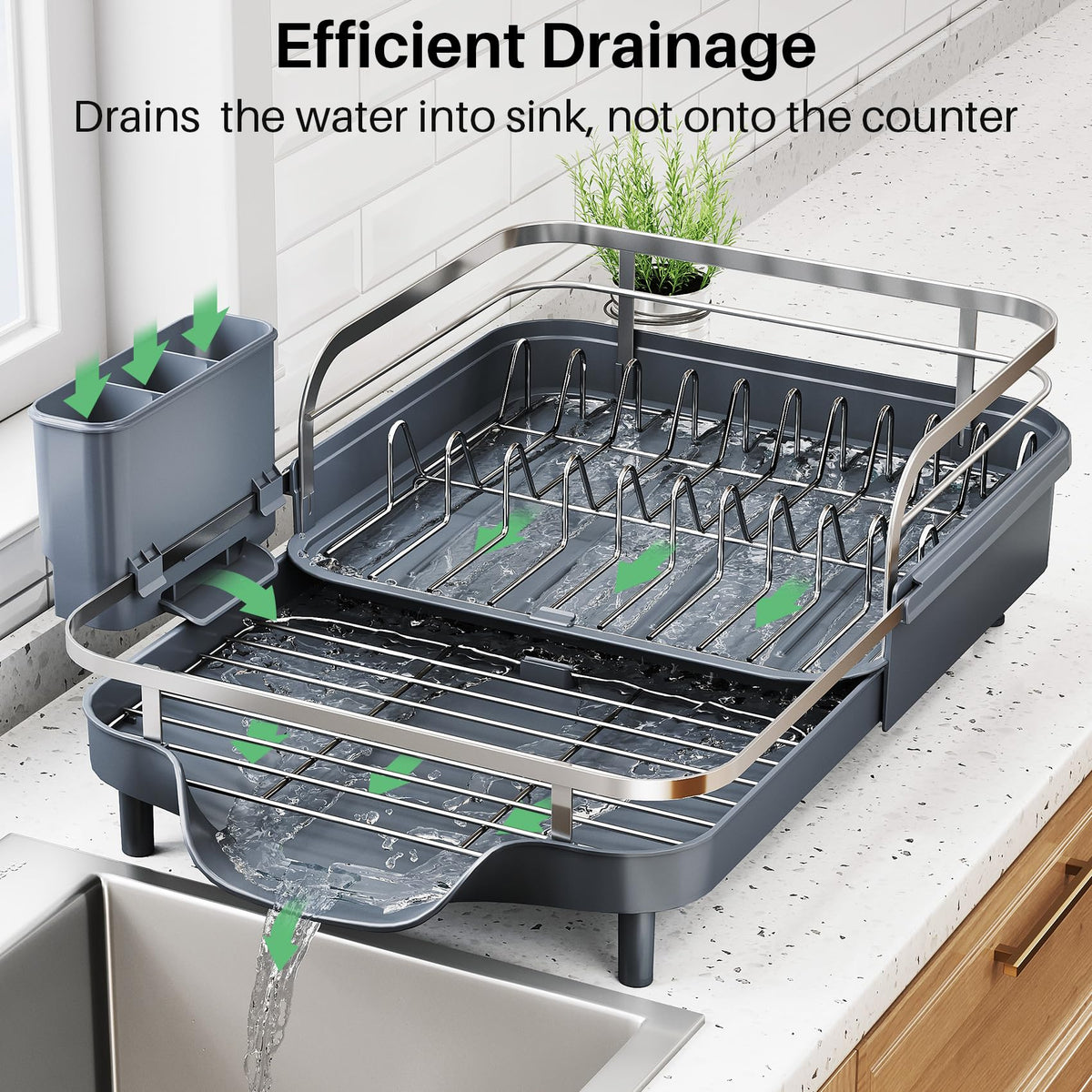 SNTD stainless steel body resists rust for daily use