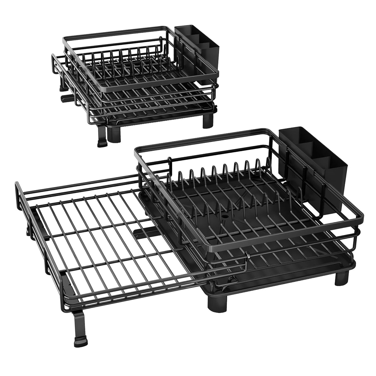 SNTD versatile dish rack supports multiple kitchen items with ease
