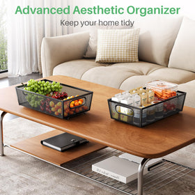 SNTD organization ideas for kitchen and living spaces using this versatile basket.