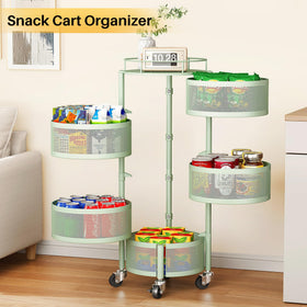 SNTD large-capacity rack stores potatoes, onions, bread and more.