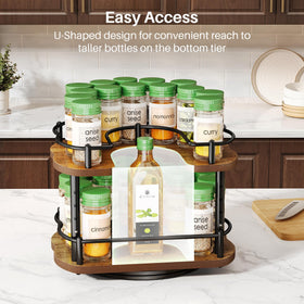 SNTD keeps jars visible and within reach while cooking