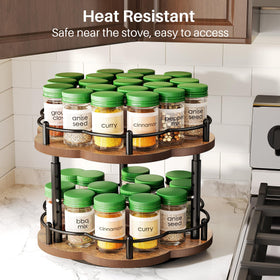 SNTD Spice Rack adjustable heights for different jar sizes