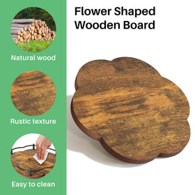 SNTD Spice Rack Plum flower design adds style and extra storage