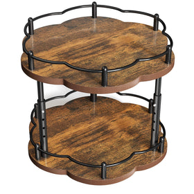 SNTD Spice Rack Lazy Susan top view showing easy 360° access to spices