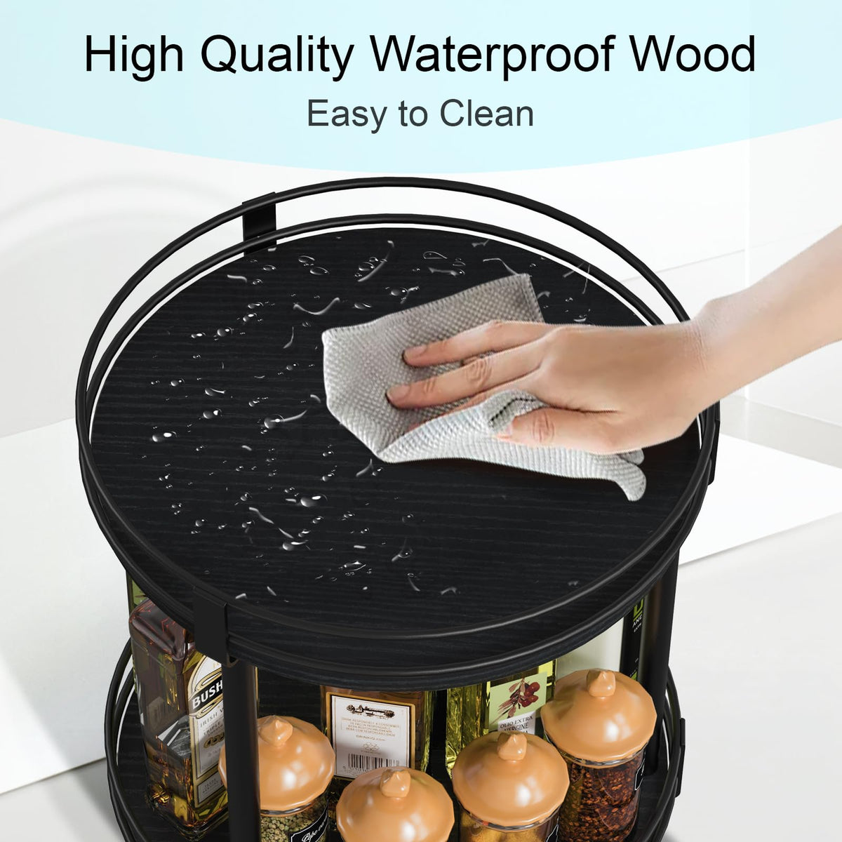 Snughome iron edge prevents slipping and keeps items secure.