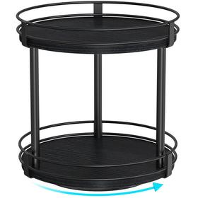 Snughome Lazy Susan spice rack rotation makes spices easy to reach.