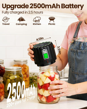 Snuuoby 2500mAh battery enables cordless sealing on the go