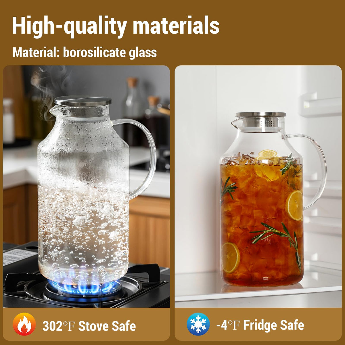 Snuvid 1-gallon capacity serves 12-16 guests with beverages.