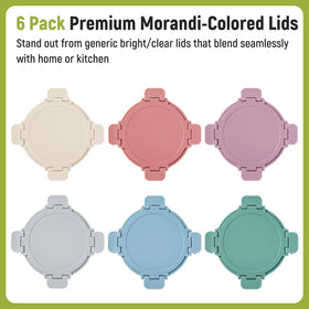 Snuvid 24oz meal prep bowl ideal for soups, oats, salads, and overnight oats.