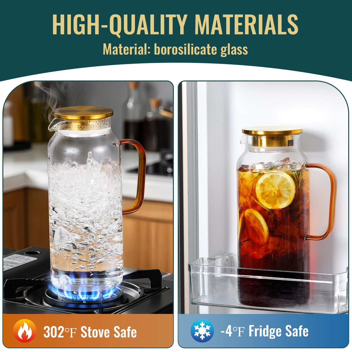 Snuvid 68-ounce pitcher serves 4–6 guests with elegant clarity.