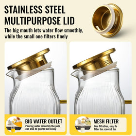 Snuvid 68 oz capacity serves 6–8 guests.
