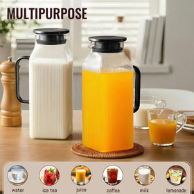 Snuvid borosilicate glass endures temperature swings for hot or cold beverages.