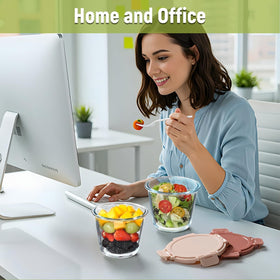 Snuvid crystal-clear glass shows contents at a glance.