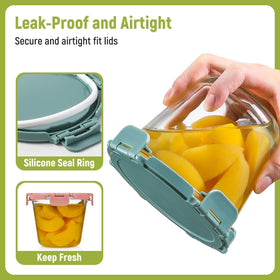 Snuvid containers are microwave, dishwasher, and freezer friendly for daily use.