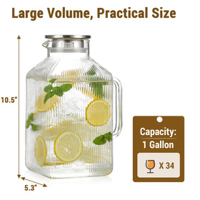 Snuvid dual-pour lid enables fine-mesh straining and smooth, fast pouring.