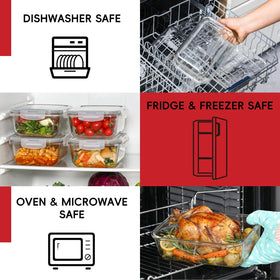 Snuvid leak-proof locking lid prevents leaks during transport.