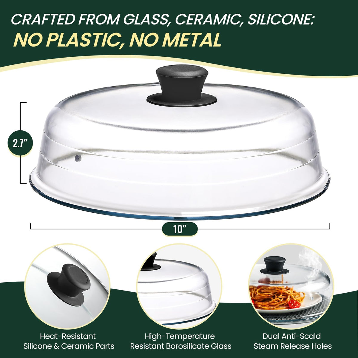 Snuvid silicone heat-resistant mat offers non-slip protection during reheating.