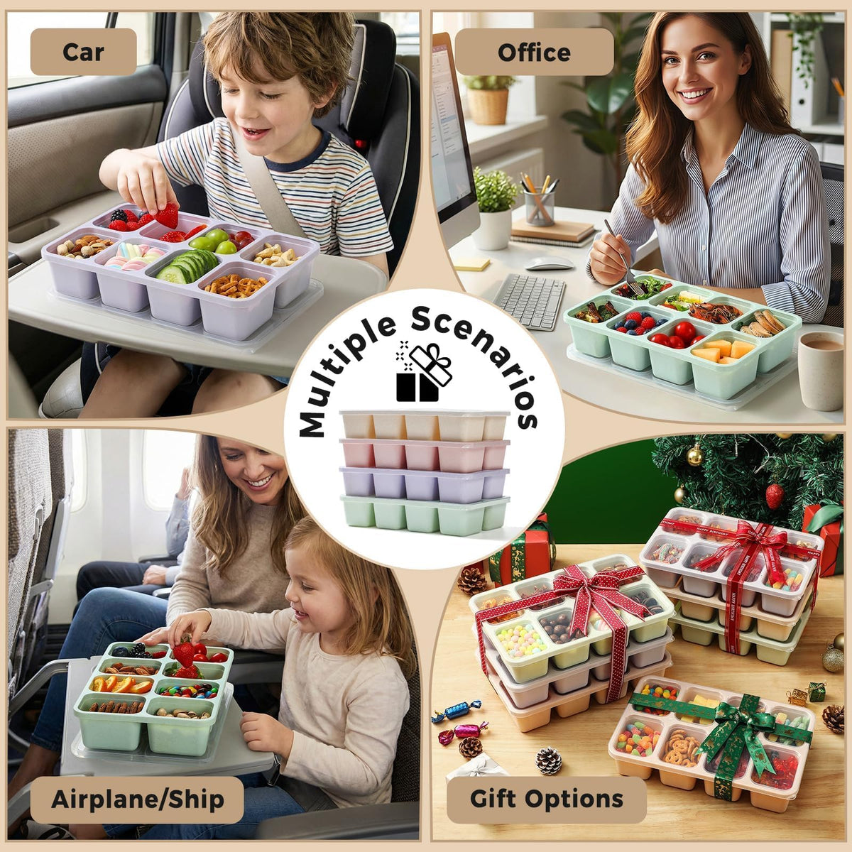 Snuvid Snackle Box ideal for party platters and charcuterie setups.