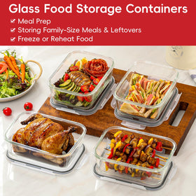 Snuvid stackable design helps organize fridge and freezer space.