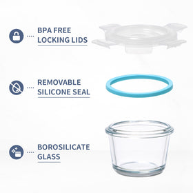 SOACOAKO meal-prep use with snacks and dips showcases versatile portioning.