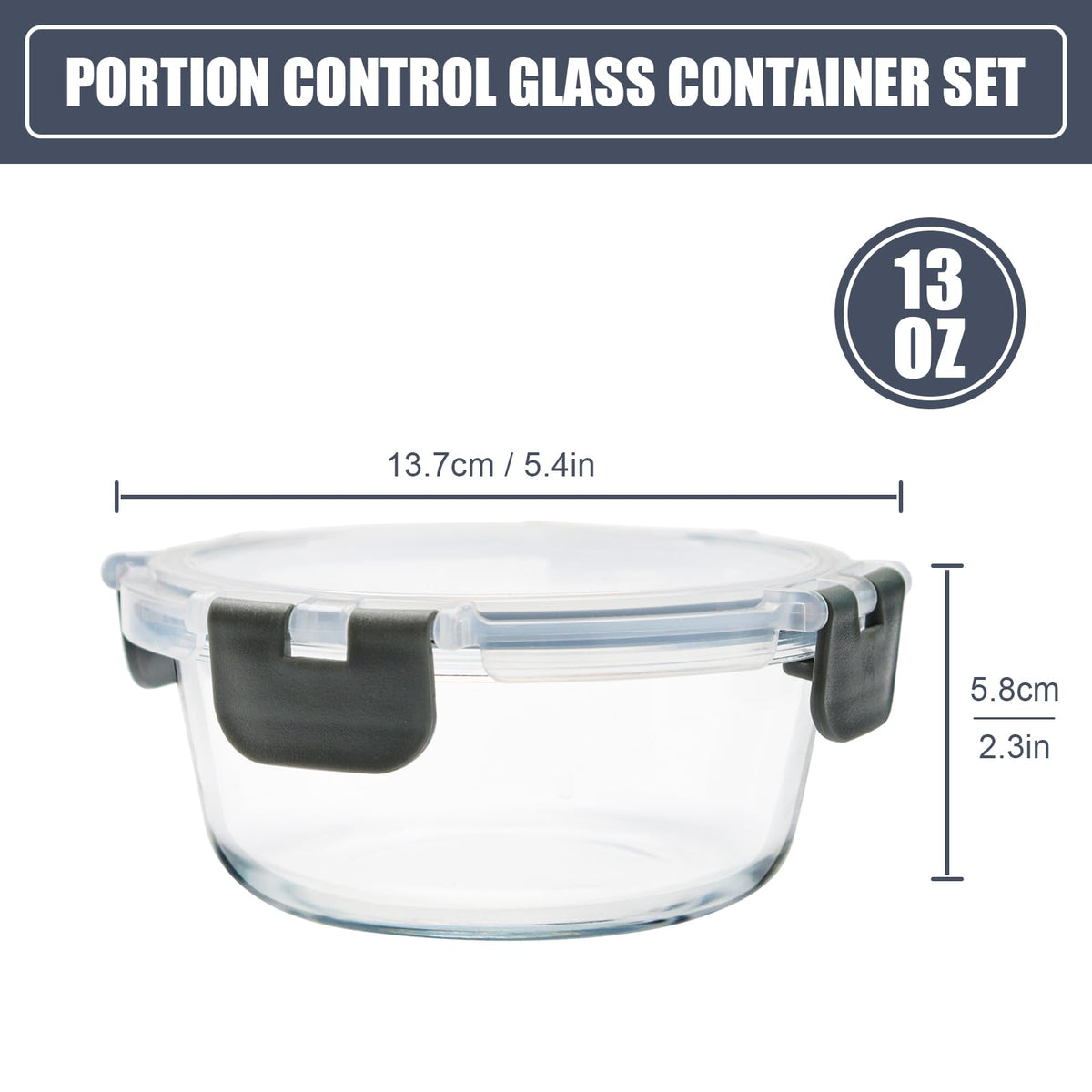 SOACOAKO leak-proof lids keep meals secure during travel and storage.