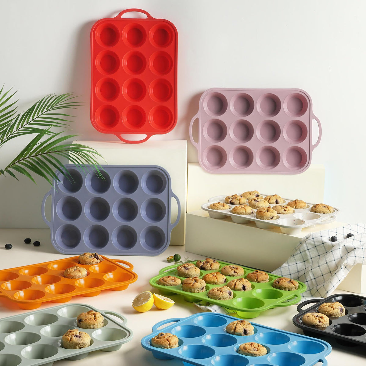 Socisen 2-pack muffin pan set is ideal for batch baking and meal prep