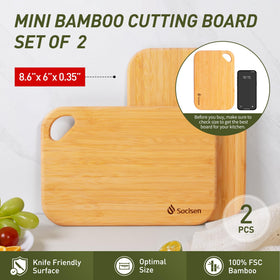 Socisen bamboo charcuterie board for stylish serving and snack prep.