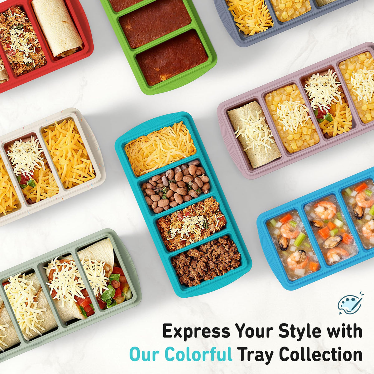 Socisen eco-friendly reusable tray reduces single-use plastic waste
