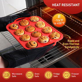 Socisen dishwasher-safe muffin pan for simple cleanup after baking