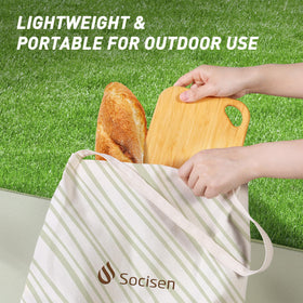 Socisen eco-friendly bamboo material supporting sustainable kitchen prep.