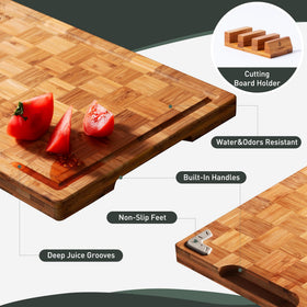 Socisen extra-large board suitable for meats, vegetables, and fruit prep
