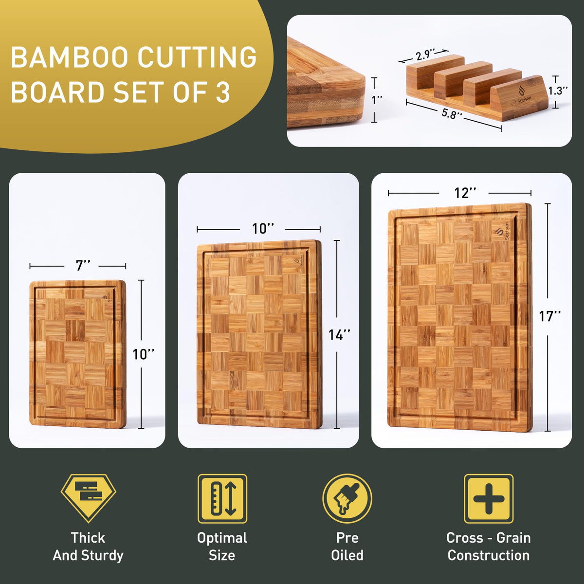 Socisen five-layer thick boards resist cracks and warping through heavy kitchen use