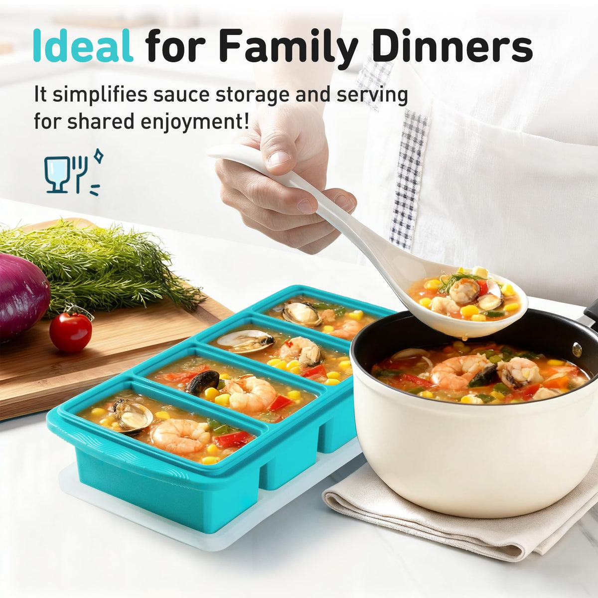 Socisen from freezer to oven versatility supports batch cooking