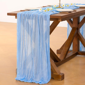 Socomi durable soft cheesecloth material offers rustic charm with longevity.