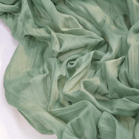 Socomi sage green runner edge-stitch detail improves durability and reduces fraying for formal setups.