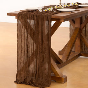Socomi boho rustic table runner ideal for weddings, baby showers, and holidays