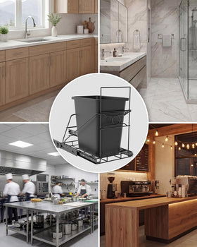SOCONT slim design maximizes narrow cabinet storage in tight kitchens.