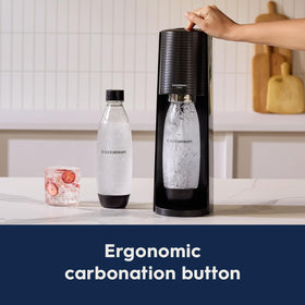 SodaStream 1L BPA-free reusable bottle for daily hydration.
