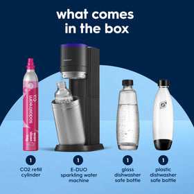 SodaStream 60L CO2 cylinder ready for long lasting carbonation