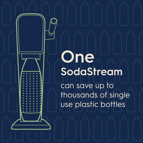 SodaStream ART kitchen scene with bubbles and modern setup