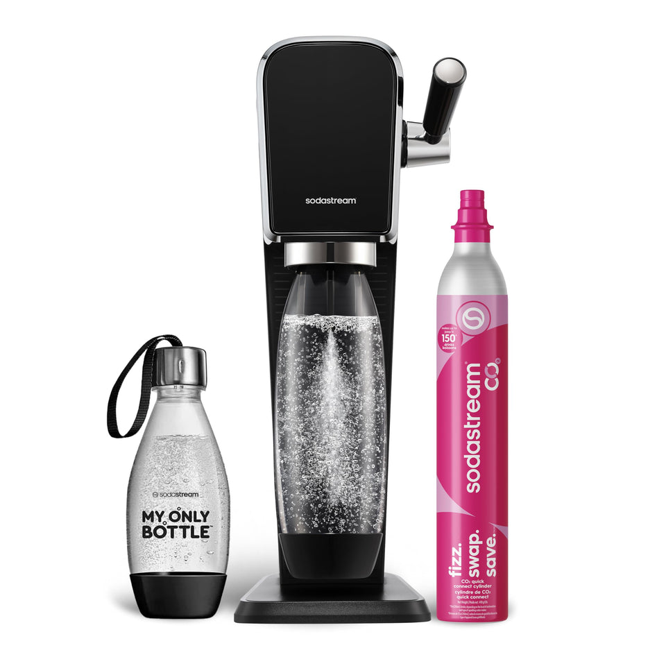 SodaStream ART sparkling water maker in black adds stylish hydration to your kitchen