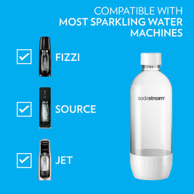 Sodastream bottle cap sealed for longer fizz retention.